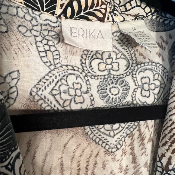 Vintage Short Sleeve Button Up Top - Picture 4 of 5